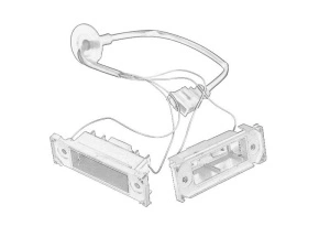 Suport iluminare numar VW CADDY III, TRANSPORTER V 2003-2015 - Original OE