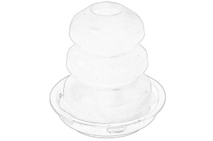 Tampon cauciuc suspensie Stanga/Dreapta Spate FORD TOURNEO CUSTOM V362, TRANSIT CUSTOM V362, TRANSIT V363 dupa 2012 - Original OE