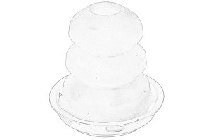 Tampon cauciuc suspensie Stanga/Dreapta Spate FORD TOURNEO CUSTOM V362, TRANSIT CUSTOM V362, TRANSIT V363 dupa 2012 - Original OE