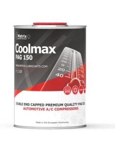 Ulei instalatie climatizare PAG 150, 1L 1 buc, tip refrigerant R1234yf/R134a, PAG 150, a/C pentru toate modelele de statie incarcare AC MATRIX