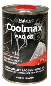Ulei refrigerant PAO OIL 68 1 litru sistem climatizare aer conditionat MATRIX MATRIX LUBRICANTS