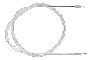 Cablu capota motor AUDI A4 ALLROAD B8, A4 B8, A5 2007-2017 - (partea pârghiei) - Original OE