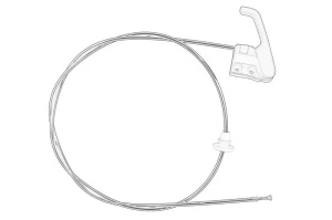 Cablu capota motor MERCEDES SPRINTER 3-T 2006-2018 - (setat cu tija de tractiune; B906) - Original OE