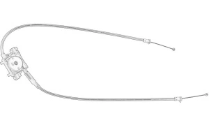 Cablu deschidere capota motor AUDI A6 C8, A7 dupa 2017 - (pt incuietori; tija centrala) - Original OE