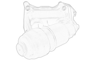 Carcasa filtru ulei BMW 3, 5, 7 2008-2017 - (cu un racitor de ulei; setul contine un filtru; E90; E91; F10; F11; F01, F02, F03, F04; E70; E71, E72) - Original OE