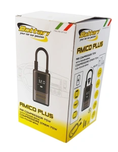 Compresor Digital Mobil cu Manometru si Power Bank, BOTTARI