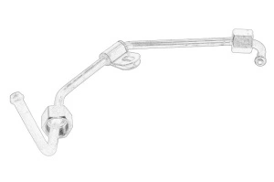 Conducta inalta presiune instalatie injectie OPEL ANTARA A, CASCADA, INSIGNIA A dupa 2011 - Original OE