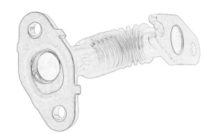 Conducta ulei turbina OPEL ASTRA H, ASTRA H GTC, ASTRA H/KOMBI 2005-2014 - (retur) - Original OE