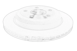 Disc frana Stanga/Dreapta Spate DODGE DURANGO; JEEP GRAND CHEROKEE IV dupa 2010 - Original OE