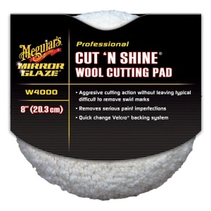 DISC POLISHAT BLANA DE MIEL, 20 CM, CUT N SHINE ULTRA FINISHING - MEGUIARS MEGUIAR'S