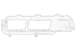 Element control debit aer AUDI A3, A3 ALLSTREET, Q2 - (plastic) - Original OE