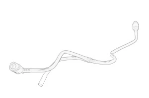 Furtun radiator IVECO - (din rezervorul de expansiune) - Original OE