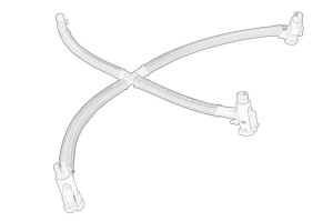 Furtun supracurgere combustibil AUDI A1; SEAT IBIZA IV, IBIZA IV SC, IBIZA IV ST 2014-2022 - Original OE