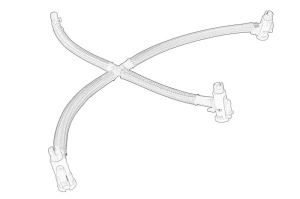 Furtun supracurgere combustibil AUDI A1; SEAT IBIZA IV, IBIZA IV SC, IBIZA IV ST 2014-2022 - Original OE