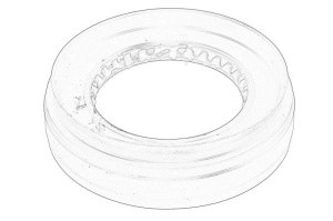 Garnitura ax cardanic Dreapta TOYOTA AVENSIS, AVENSIS VERSO, RAV 4 II 1999-2008 - Original OE