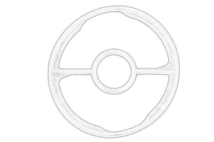 Garnitura radiator ulei MAZDA 3, 3/HATCHBACK, 5 dupa 2005 - (carcasa) - Original OE