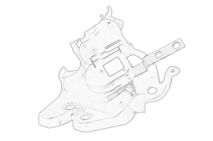 Inchizatoare capota MAZDA 3, 6 dupa 2007 - Original OE