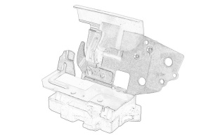 Inchizatoare capota SEAT ALHAMBRA; VW SHARAN 1995-2010 - Original OE