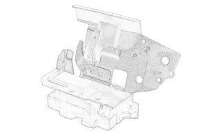 Inchizatoare capota SEAT ALHAMBRA; VW SHARAN 1995-2010 - Original OE