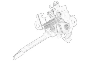 Inchizatoare capota TOYOTA YARIS, YARIS/HATCHBACK 2010-2020 - Original OE