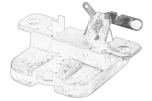 Inchizatoare capota VW CALIFORNIA T5 CAMPER, CALIFORNIA T6 CAMPER, MULTIVAN T5 2003-2024 - Original OE