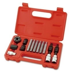 Kit demontare fulii alternator 13 piese TOPTUL