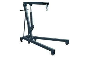 Macara cu motor, capacitate de ridicare: 1000kg, inaltime minima de ridicare 160 mm, inaltime maxima de ridicare: 2040 mm, mobila, culoare: negru, 1 carlig PROFITOOL
