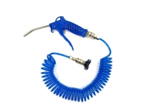 Pistol cu aer, dimensiune admisie: 5,5 mm, lungime duză: 95 mm, (pentru cabina șoferului; kit cu furtun 6 mm și supapă) PROFITOOL