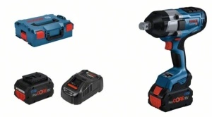 Pistol pneumatic, alimentare: acumulator, Pivot in 4 puncte 3/4, cuplu maxim: 1700Nm, 18V 2 x 8Ah, baterie inclusă, incarcator inclus BOSCH