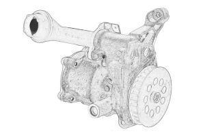 Pompa ulei AUDI A1, A3, Q2 dupa 2009 - (cu un pinion) - Original OE