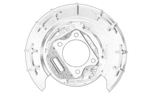 Protectie disc frana Stanga Spate HYUNDAI HYUNDAI IX35; KIA CARENS IV, SORENTO II, SORENTO III 2009-2020 - Original OE