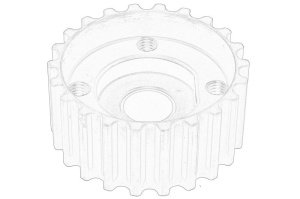 Roata dintata arbore cotit AUDI A1, A3, A4 ALLROAD B8 2003-2024 - Original OE