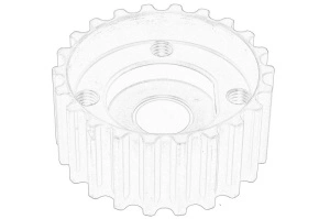 Roata dintata arbore cotit AUDI A1, A3, A4 ALLROAD B8 2003-2024 - Original OE