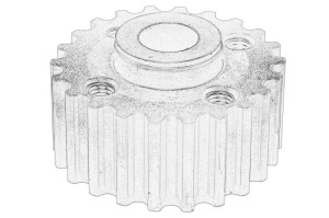 Roata dintata arbore cotit AUDI A3, Q2, Q3; SEAT LEON ST dupa 2011 - Original OE