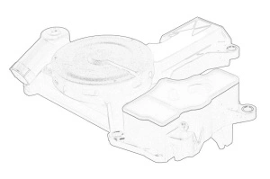 Separator ulei ventilatie bloc motor VW MULTIVAN T6, TRANSPORTER T5, TRANSPORTER T6 2011-2019 - Original OE