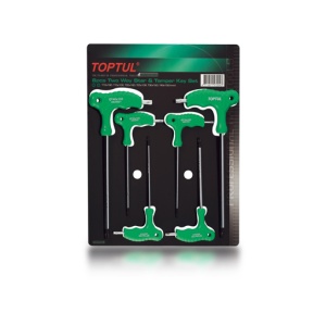 Set 6 chei hexagonale imbus maner inchTinch, Toptul T10-T40