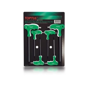 Set 6 chei hexagonale imbus maner inchTinch, Toptul T10-T40