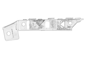 Suport bara Dreapta Fata KIA CEE'D 2006-2012 - (latura, plastic, pentru aripa) - Original OE