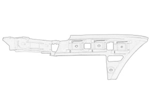Suport bara Stanga Spate VW TOURAN 2003-2010 - Original OE