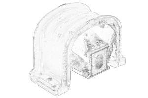 Suport motor , cauciuc-metal Fata VW CALIFORNIA T6 CAMPER, MULTIVAN T6, TRANSPORTER T6 2015-2024 - Original OE