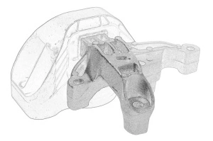 Suport motor Dreapta DACIA DUSTER, LODGY, LOGAN dupa 2005 - Original OE