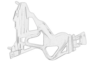 Suport reflector Stanga BMW 7 2008-2015 - (F01, F02, F03, F04) - Original OE