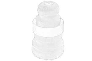 Tampon cauciuc suspensie Stanga/Dreapta Spate CHRYSLER 200; DODGE AVENGER, CALIBER; JEEP COMPASS, PATRIOT dupa 2006 - Original OE