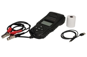 Tester de baterie de conductanță, 12V, 100-2000 EN, tip baterie testată: AGM, WET, obișnuit, norme de măsurare: DIN; RO; IEC; SAE; imprimantă, test sistem de încărcare, test starter PROFITOOL