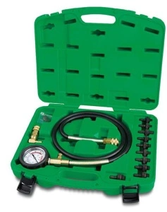 Trusa testare presiune ulei motor TOPTUL JGAI1204, indicator 0-10 bar, furtun 130 cm, cutie depozitare