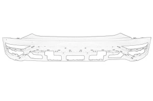 Bara HYUNDAI TUCSON - (Spate, cu gauri pentru senzorii de parcare) - Original OE