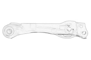 Brat suspensie roata Stanga/Dreapta Spate NISSAN ARIYA Electric dupa 2020 - (inferior) - Original OE