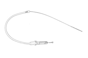 Cablu frana mana IVECO DAILY I, DAILY II, DAILY III dupa 1978 - (1700mm) - Original OE