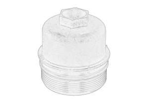 Capac carcasa filtru ulei OPEL ASTRA J, ASTRA J GTC, CASCADA dupa 2008 - Original OE