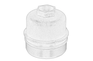 Capac carcasa filtru ulei OPEL ASTRA J, ASTRA J GTC, CASCADA dupa 2008 - Original OE